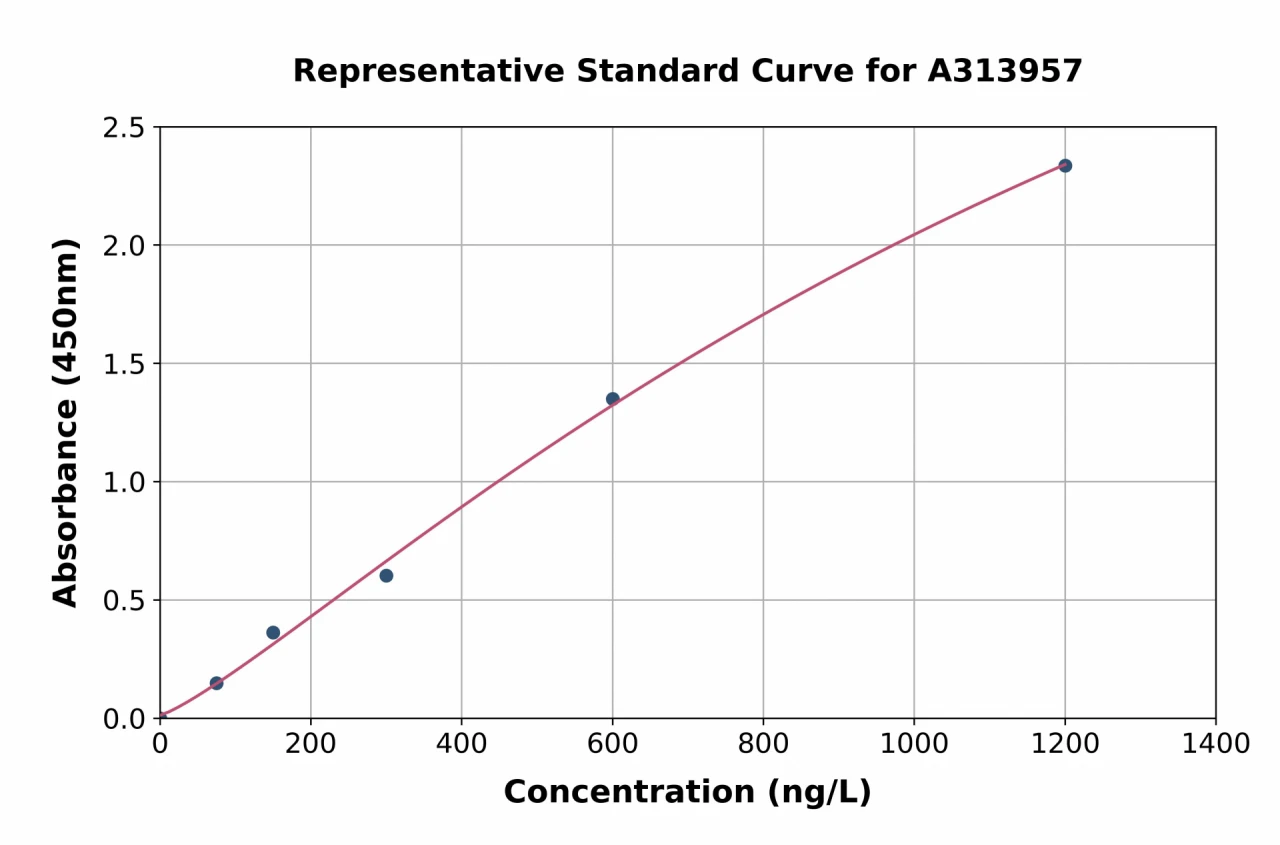 Human GABA B Receptor 2 / GABBR2 ELISA Kit (A313957-96)